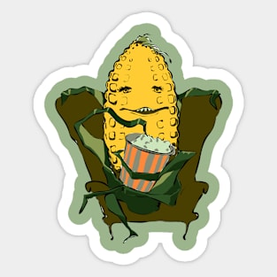 Corn Eats Corn. Sticker